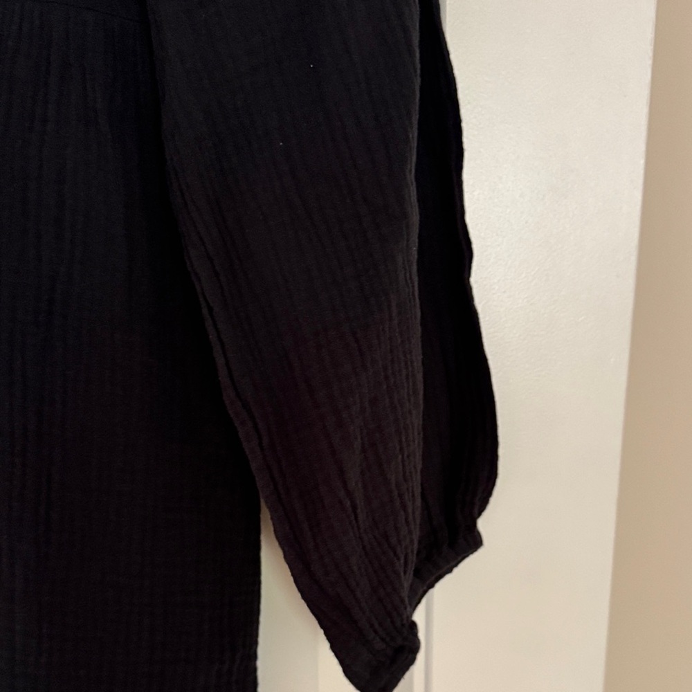 J. Crew Square Neck Black Dress - image 4